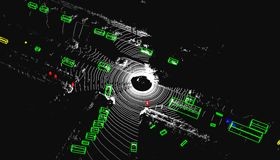 激光雷达障碍物检测分割效果