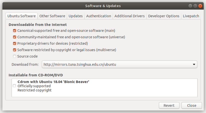配置 Ubuntu 软件仓库