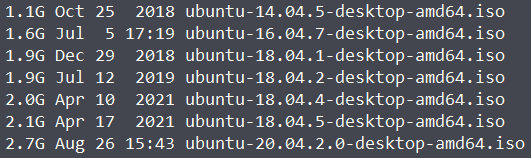 Ubuntu 系统安装镜像文件
