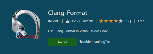 vscode 的 Clang-Format 插件